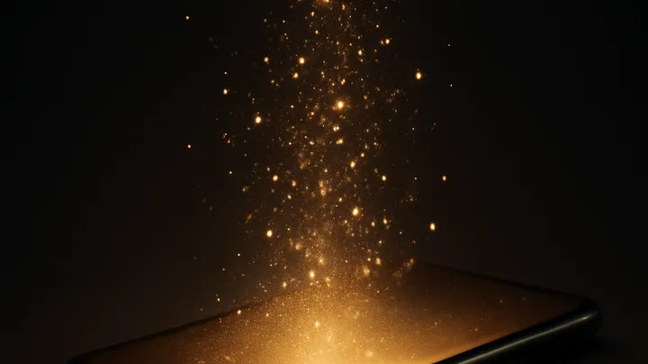 TAKBAT COM - Modern phone with glowing screen TAKBAT COM Modern phone with glowing screen